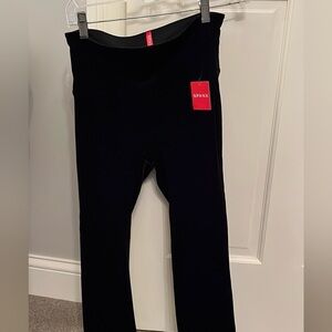 Black velvet spanx leggings